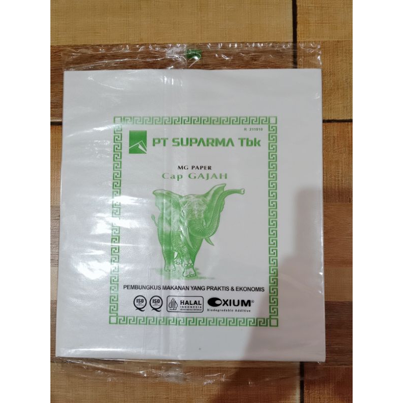 

KERTAS NASI WARNA PUTIH/KERTAS NASI KFC/KERTAS PEMBUNGKUS NASI ISI 100 LMBR/KERTAS BURGER /KERTAS KEBAB