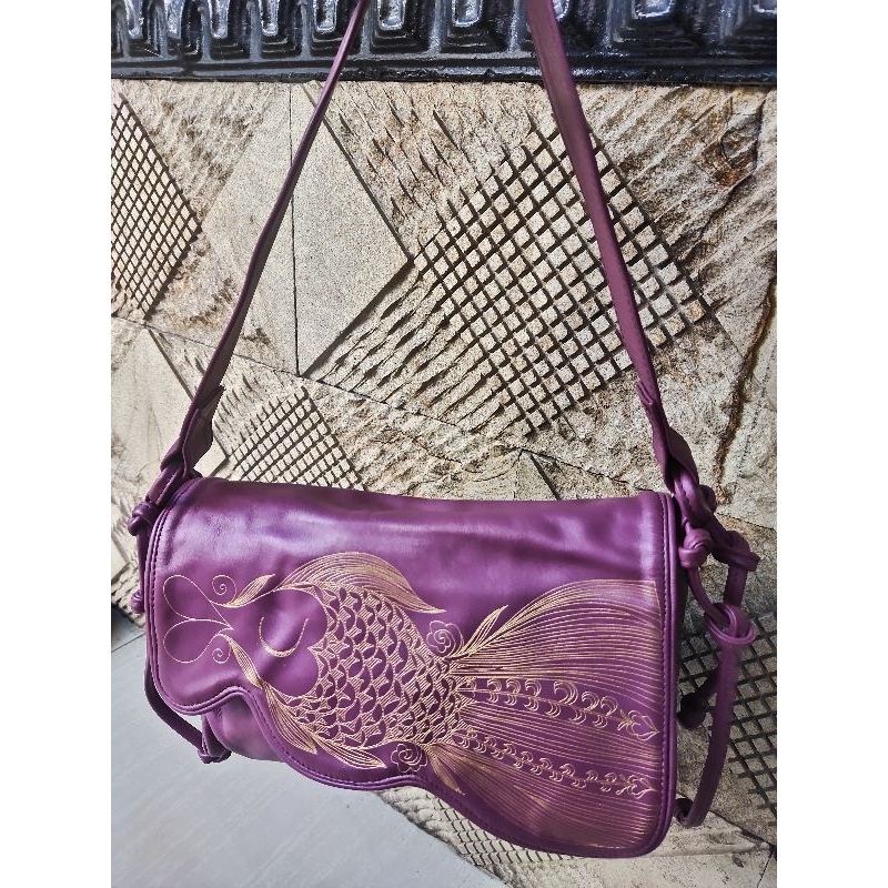 Shoulder Bag/ tas ketek Kulit asli Bampo Preloved