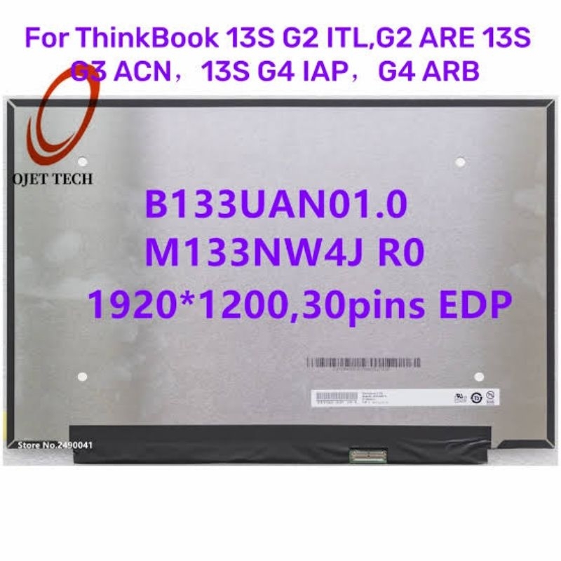 LED LCD LENOVO THINKBOOK 13S-G2ITL 13-G2ARE