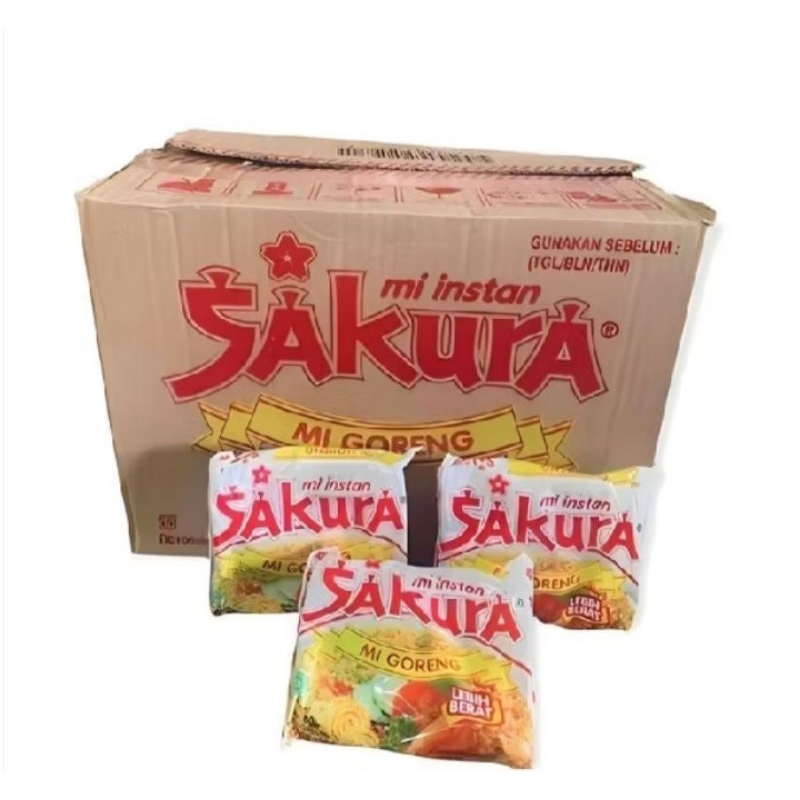 

SAKURA Mie Goreng Instan 1 Dus Isi 40 Pcs