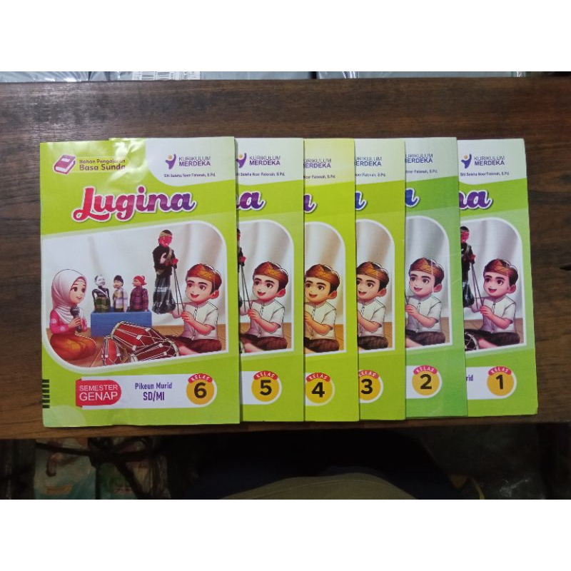 Buku Lugina Lks Latihan Soal Bahasa Sunda Semester 2 Kelas 1,2,3,4,5,6 Sd