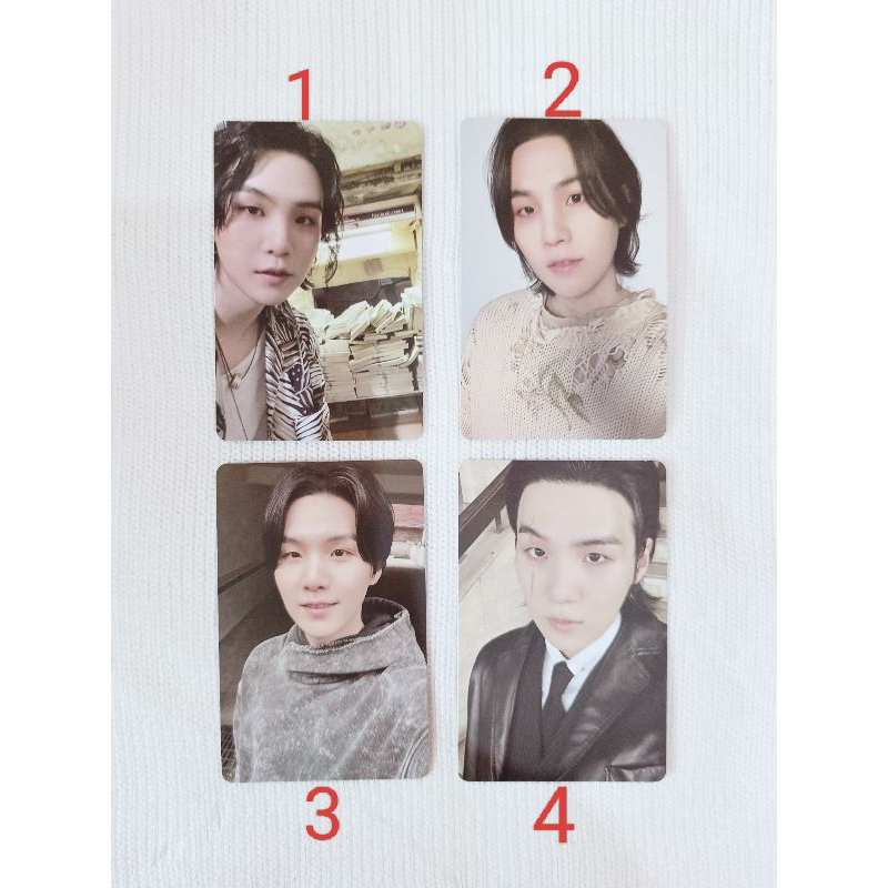 [OFFICIAL] PHOTOCARD SUGA/AGUST D/YOONGI D-DAY versi 1&2