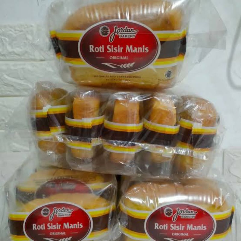 

Jordan Bakery Roti Sisir Manis Original 5x50g