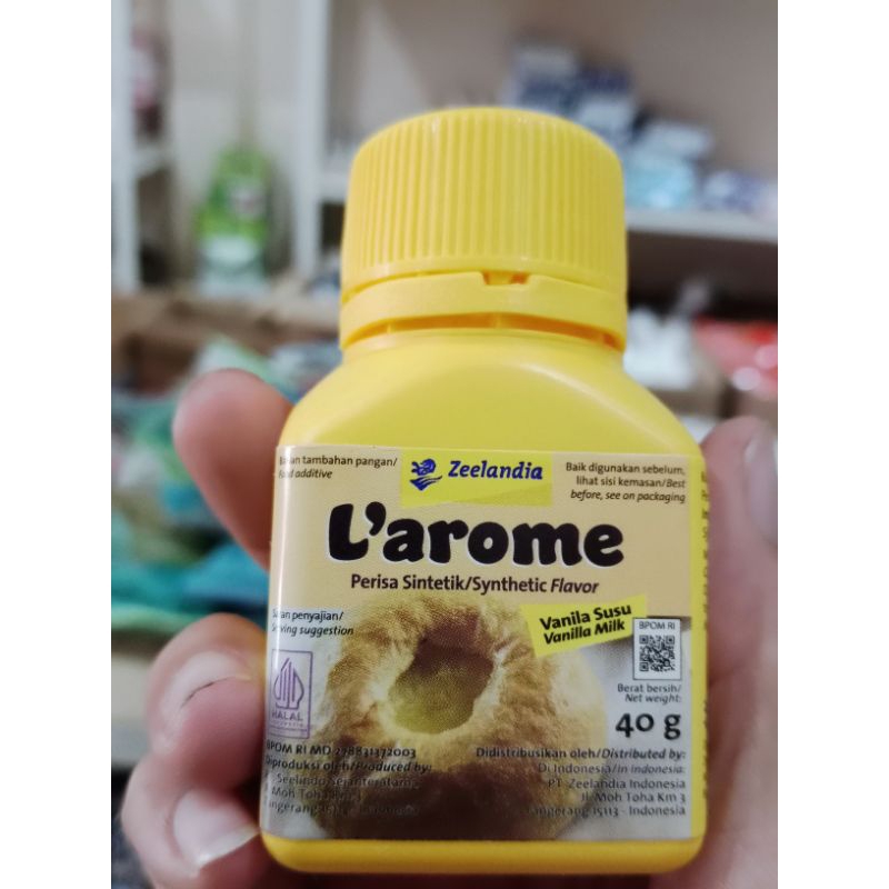 

LAROME L'AROME PERISA VANILLA SUSU 40GR/LAROME KEMASAN BARU