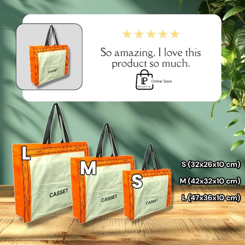 

Tas Belanja Spunbond Box Motif LP-020 Ukuran S-M-L