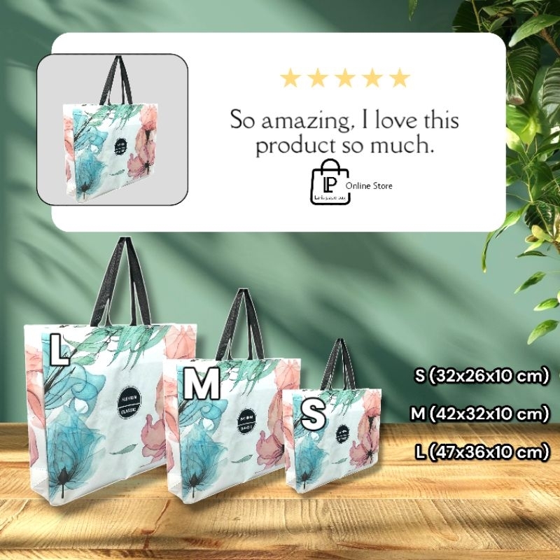 

Tas Belanja Spunbond Box Motif LP-003 Ukuran S-M-L