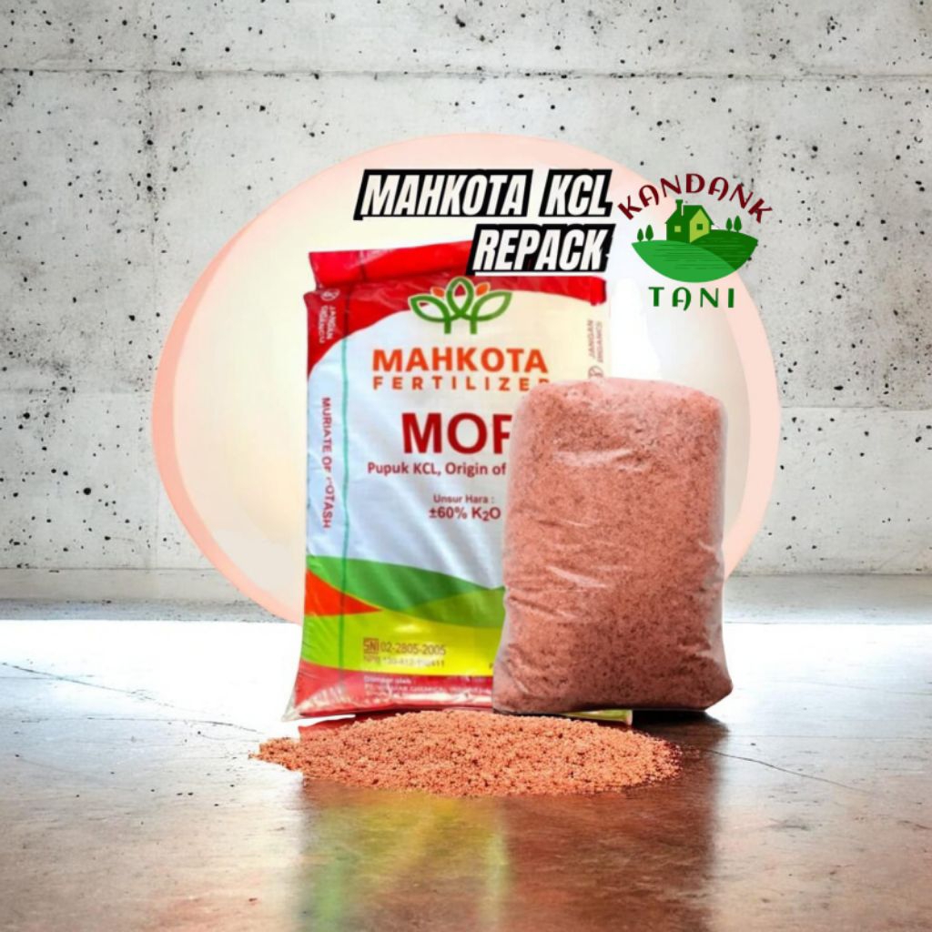 Pupuk KCL Mahkota Repack 1kg - Pembuahan & Bobot Buah