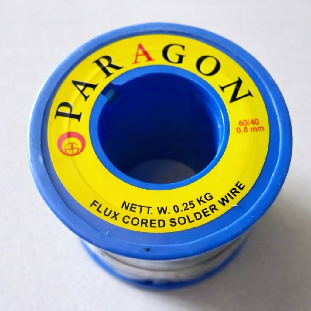 Kawat tenol timah solder paragon 1 rol 0,25kg original