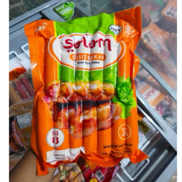 SOSIS BAKAR SALAM jumbo isi 12 biji jumbo