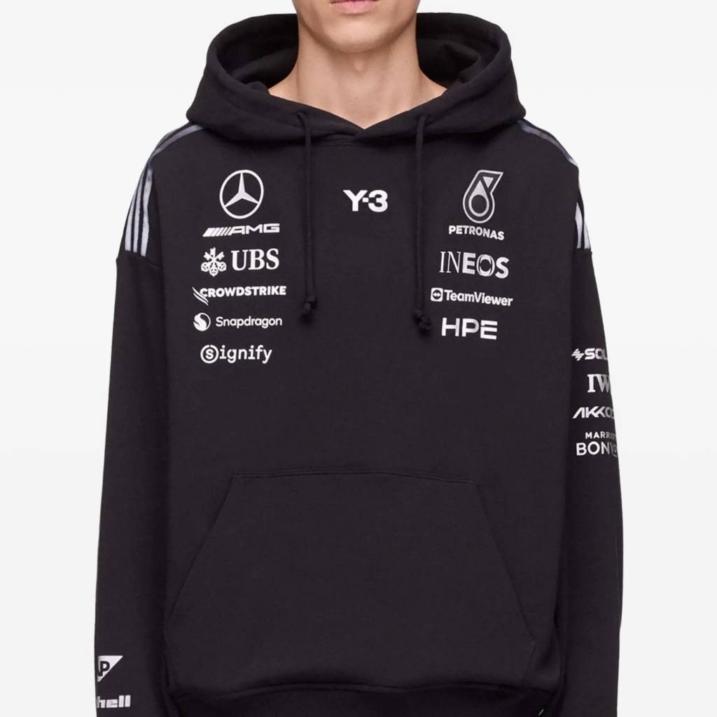 Adidas x Y-3 x AMG Mercedes Petronas Formula 1 Hoodie Black