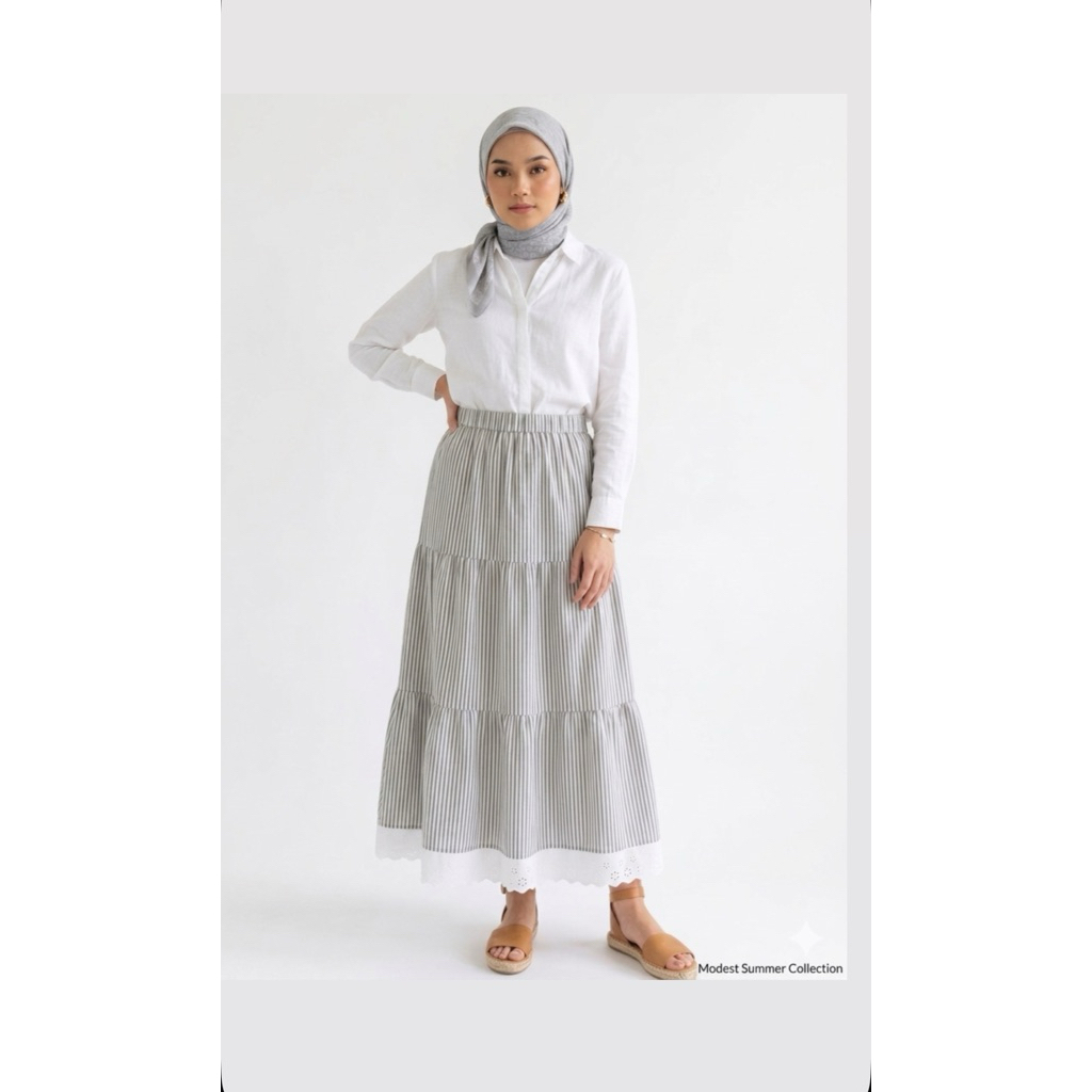 Rok Susun Wanita  Rok Susun Katun Mayung kekinian