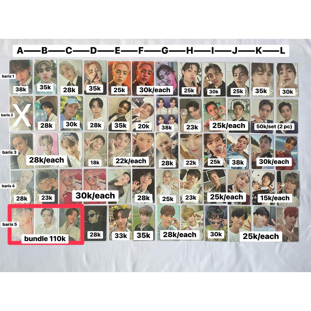 SEVENTEEN official photocard pc scoups seungcheol jeonghan joshua jun woozi dk dokyeom the8 minghao 