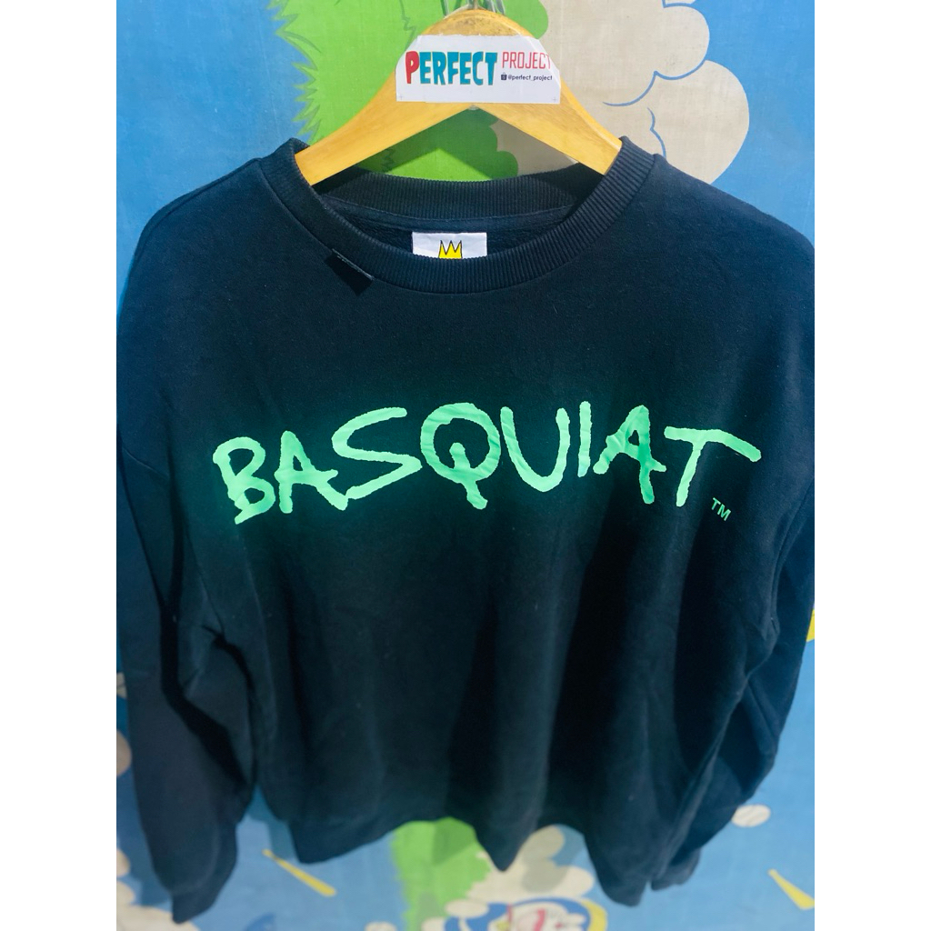 CREWNECK JEAN MICHEL BASQUAIT X CLRIDE.N (BISA NEGO) ORIGINAL 100% SECOND