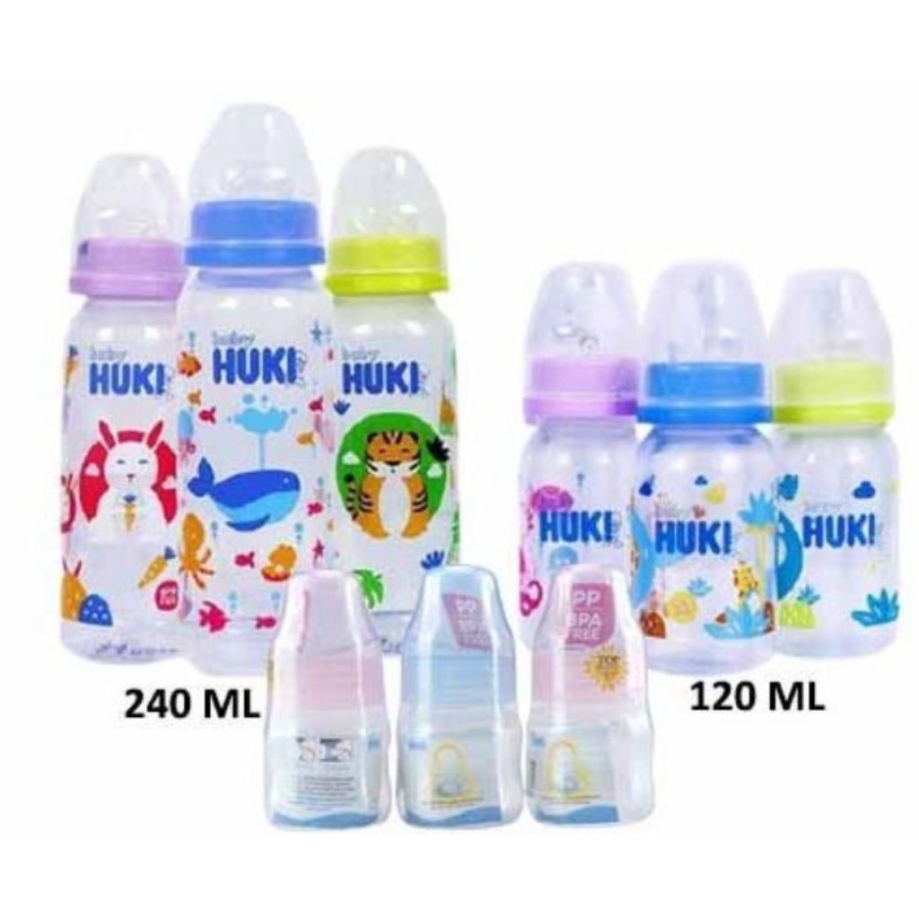 Botol Susu Bayi Huki - Dot Orthodontic 60/120/250ml