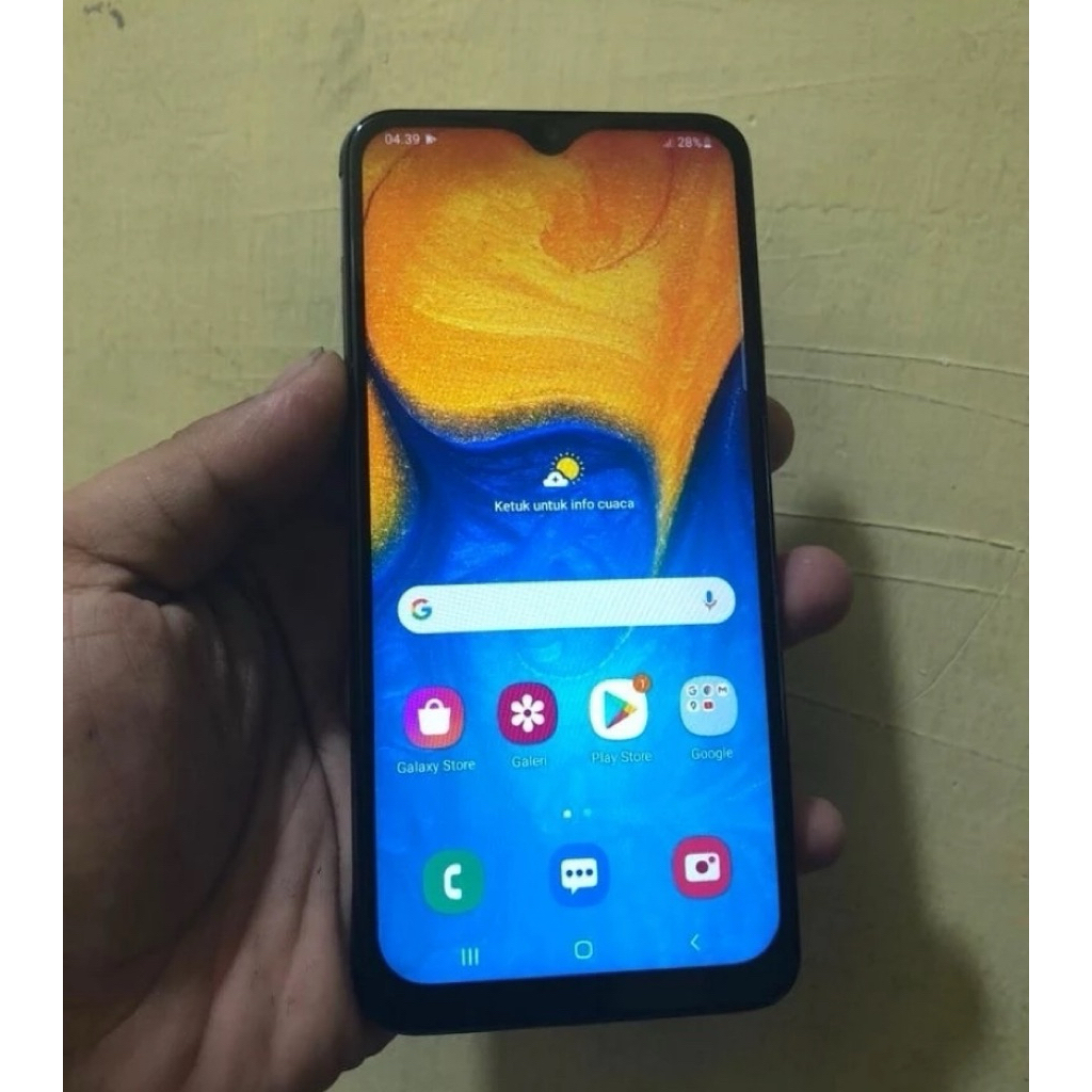 SAMSUNG GALAXY A20 3/32 GB 4G LTE HANDPHONE ANDROID SECOND MURAH BERKUALITAS ORIGINAL
