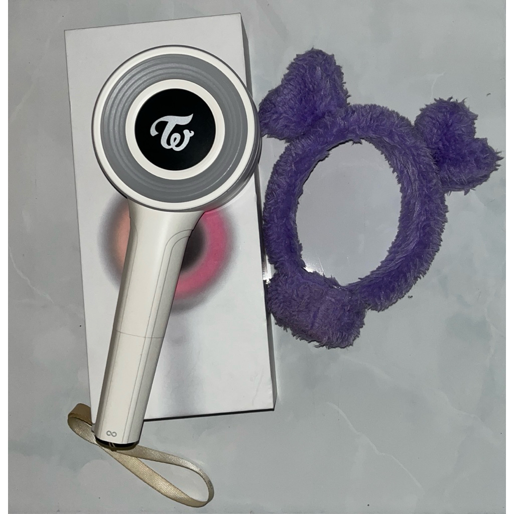 wts candybong infinity twice lightstick official sleeve sana concert