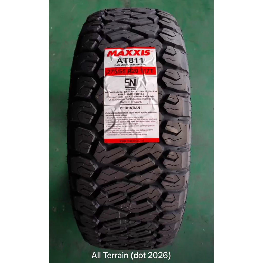 Ban Mobil 275/55 r20 Maxxis AT811 RARZ ukuran 275 55 20 Maxxis A/T AT 811 size 275/55r20 Tubeless