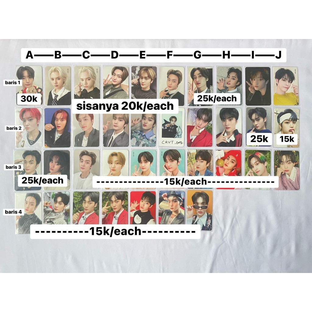CRAVITY PHOTOCARD PC OFFICIAL KO JUNGMO KANG MINHEE KIM TAEYOUNG ERIM SONG HYEONGJUN WOOBIN MMT ADRE