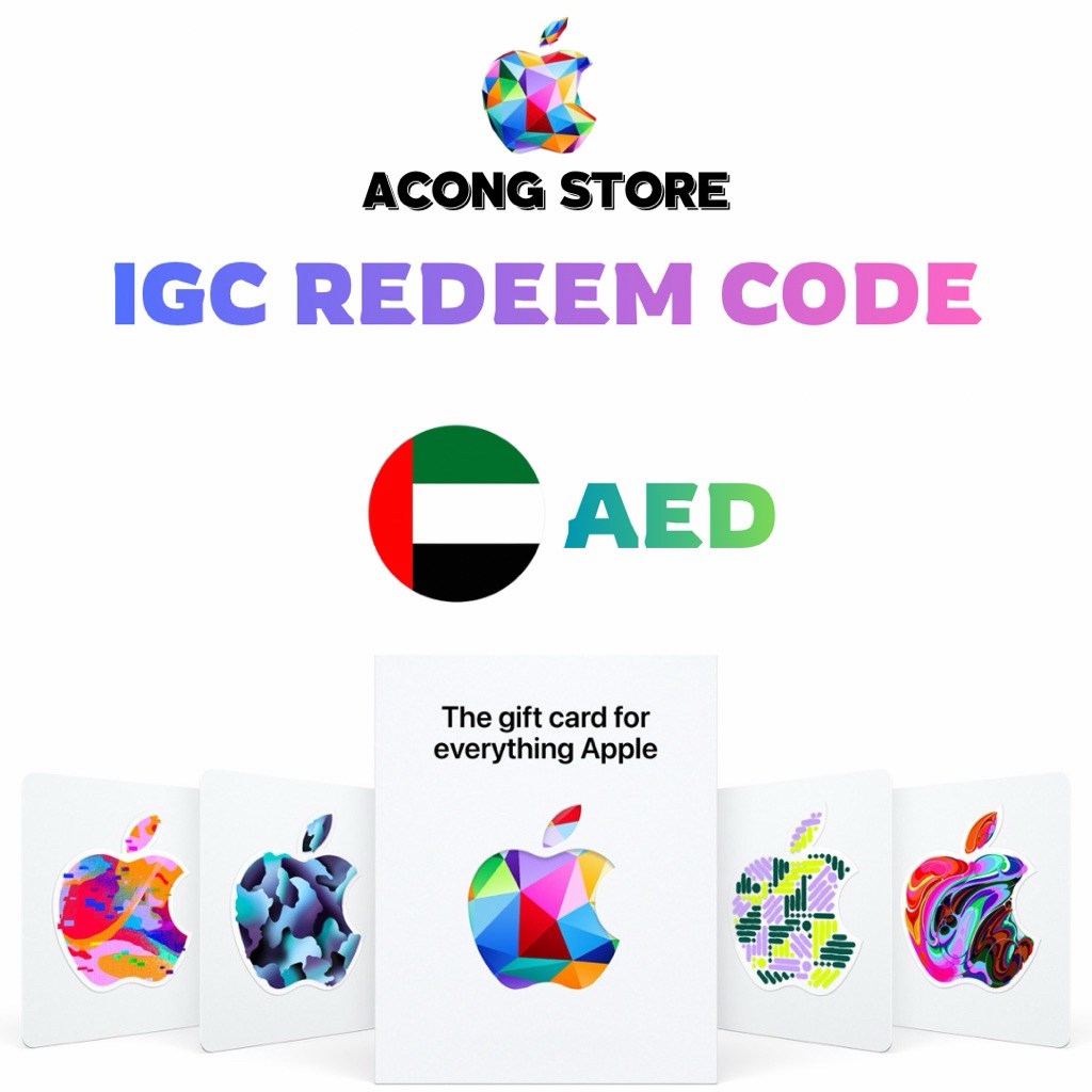 iTUNES GFT CARD KHUSUS UAE AED500 - AED2000