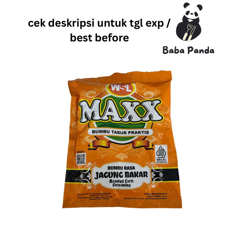 Maxx Bumbu Jagung Bakar 100g – Bumbu Tabur Jagung Bakar
