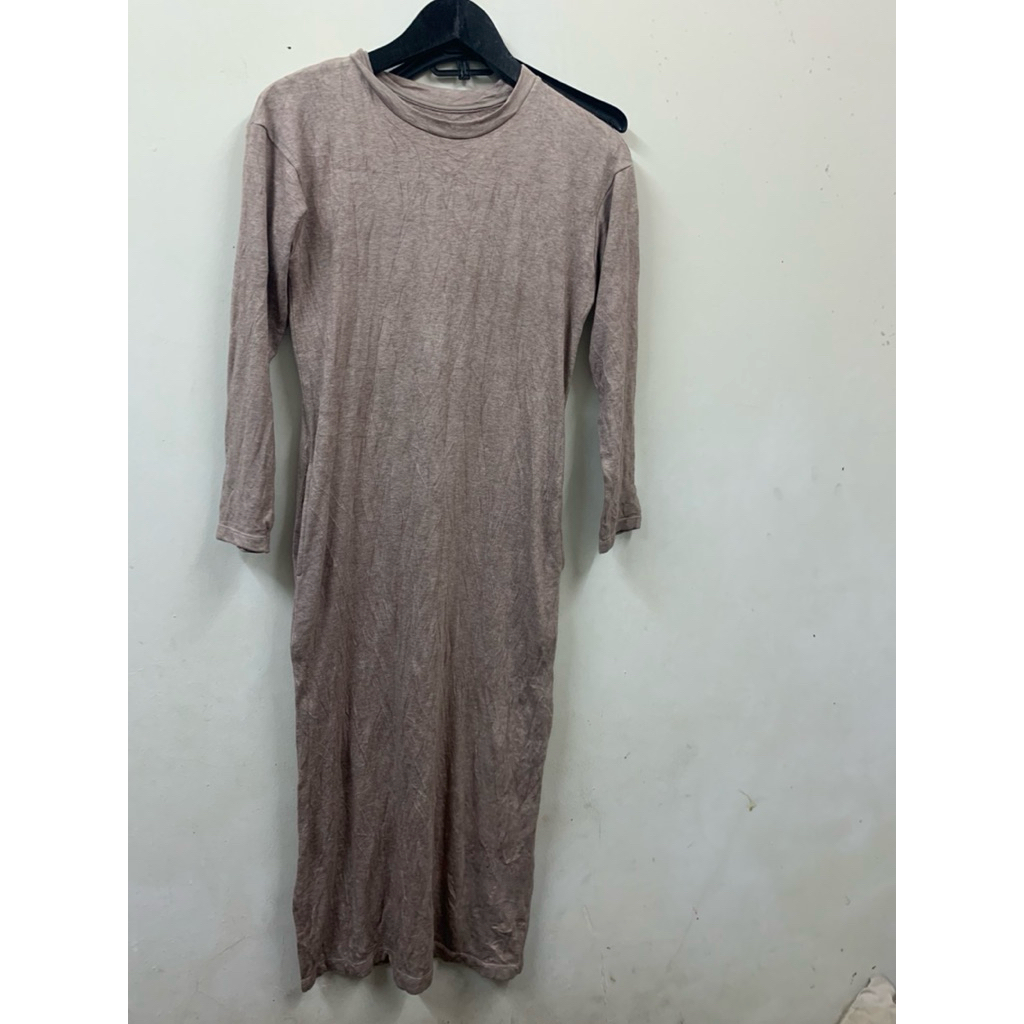 UNIQLO HEATTEACH DRESS | Inner gamis uniqlo | Dress slimfit | Daleman gamis brand