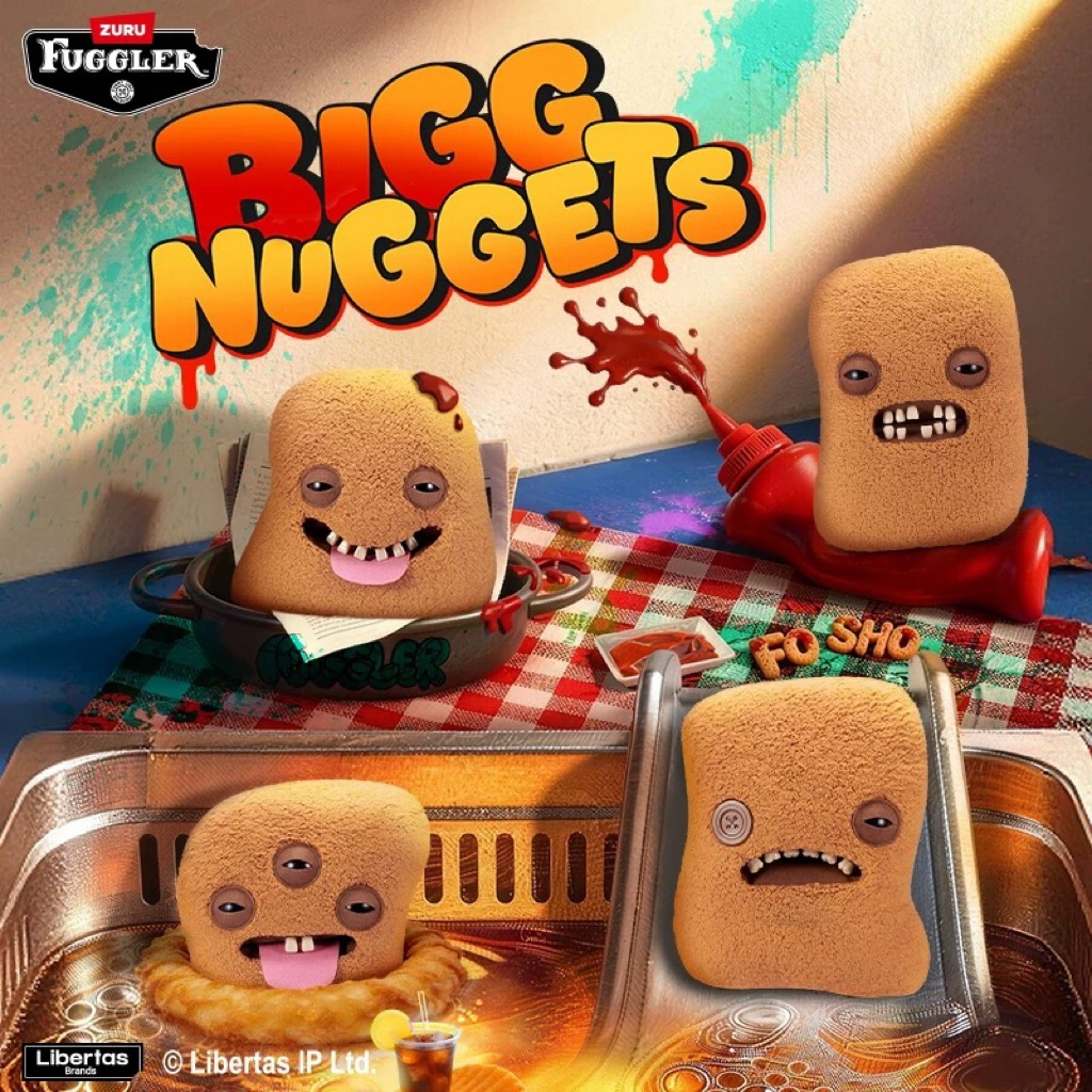 [PO Tanya Dulu] Fuggler Bigg Nuggets Plush 40cm / Fuggler Boneka Nugget Besar Ukuran 40 cm / Fuggler