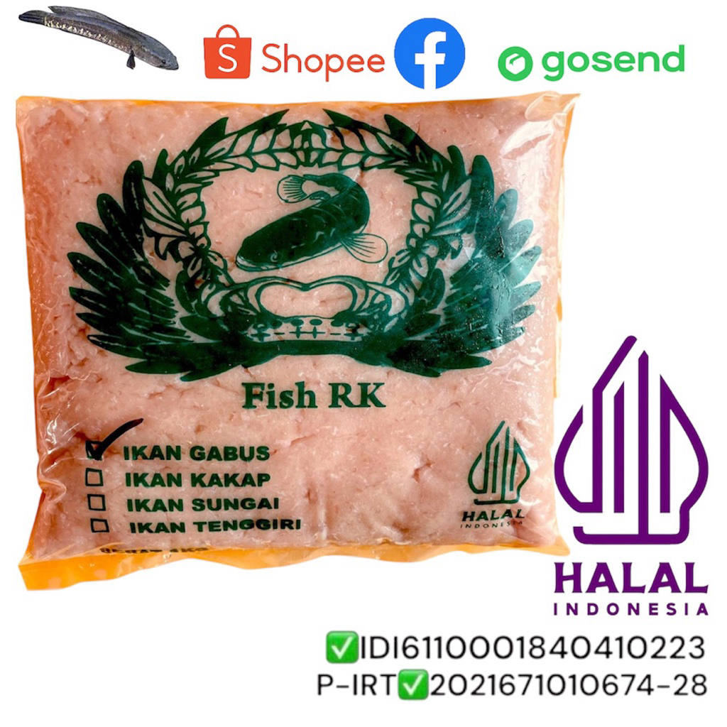 ikan gabus giling super 1 kg palembang