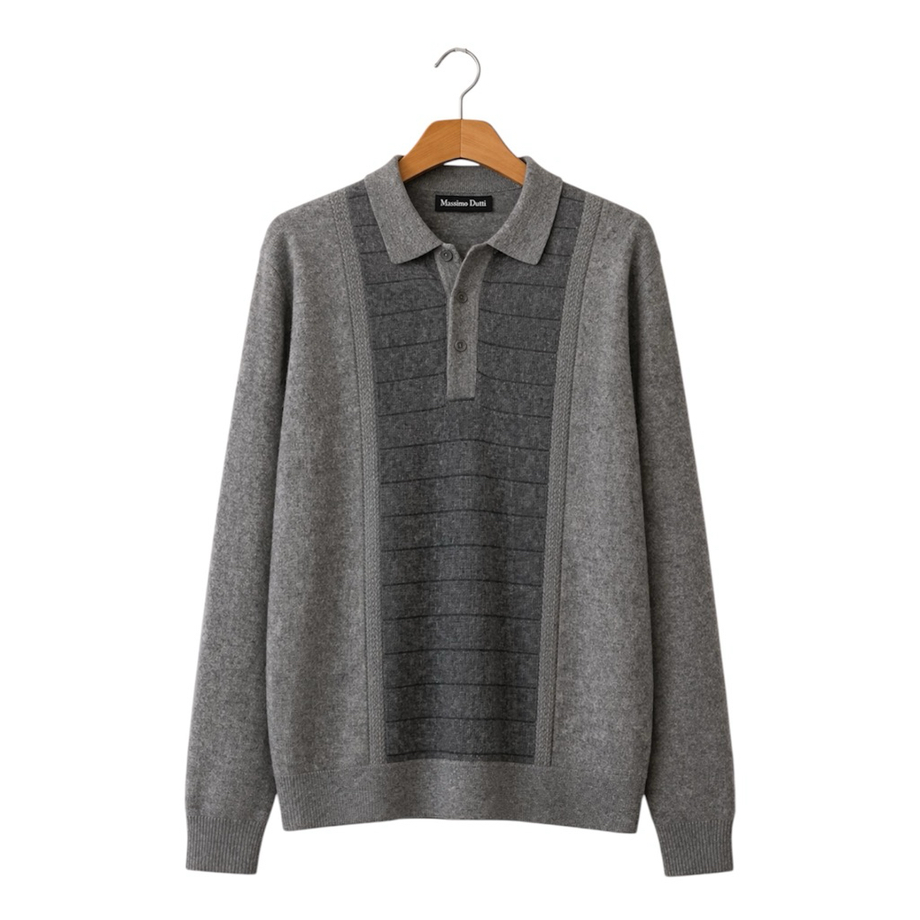 (Man) Sweater Polo Wool Massimo Dutti