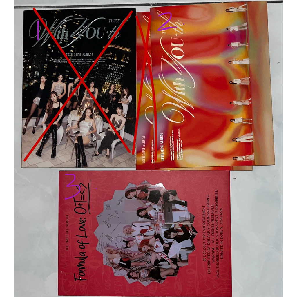 wts album only signal fol merah cover chaeyoung twicecoaster lane 1 knock knock