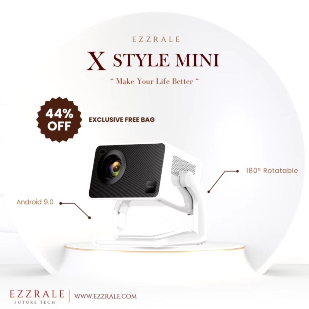 (Preloved) Ezzrale Seri X Style Mini Projector