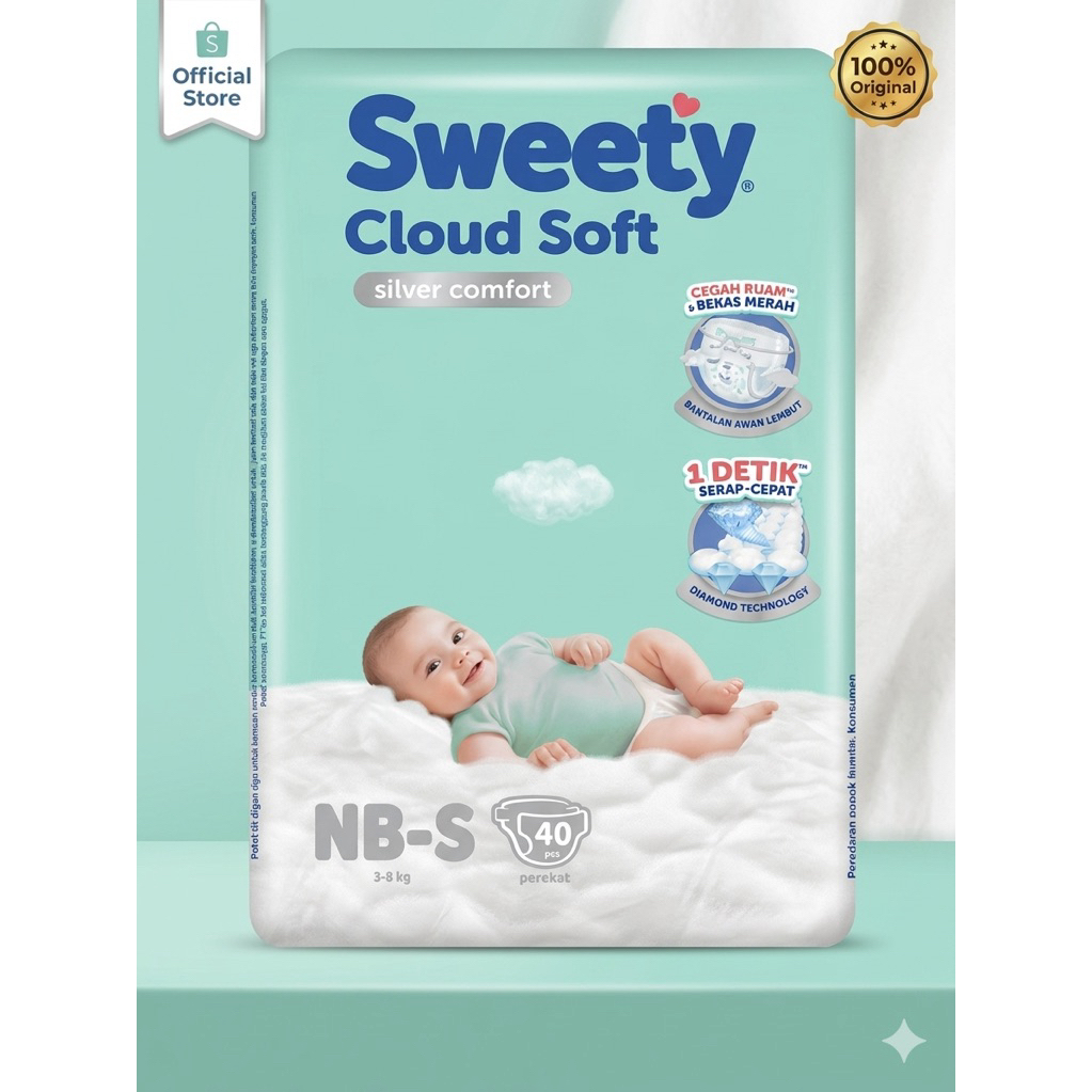 Popok Sweety Perekat ukuran NB-S