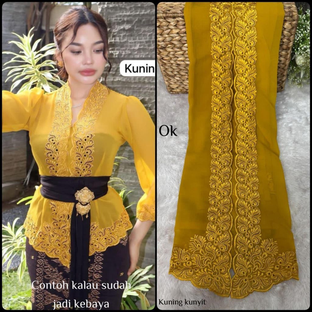 KAIN KEBAYA BORDIR / KAIN KEBAYA BALI