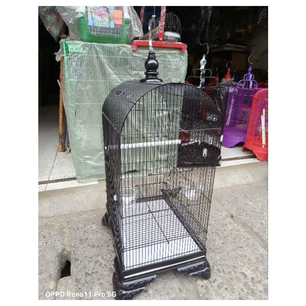 KANDANG SANGKAR KOTAK BESI OVAL BOOM JUMBO