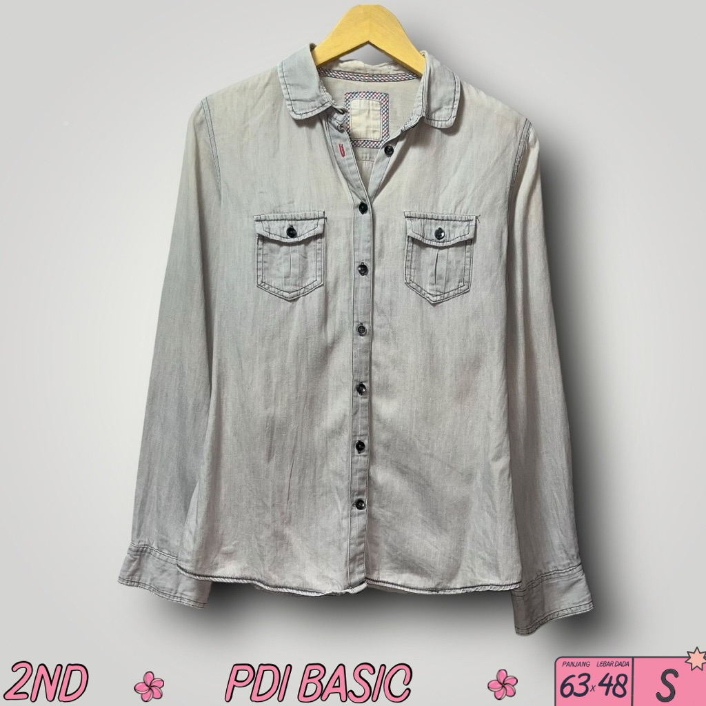 Kemeja Polos Wanita Pdi Basic Size M (63x48)cm