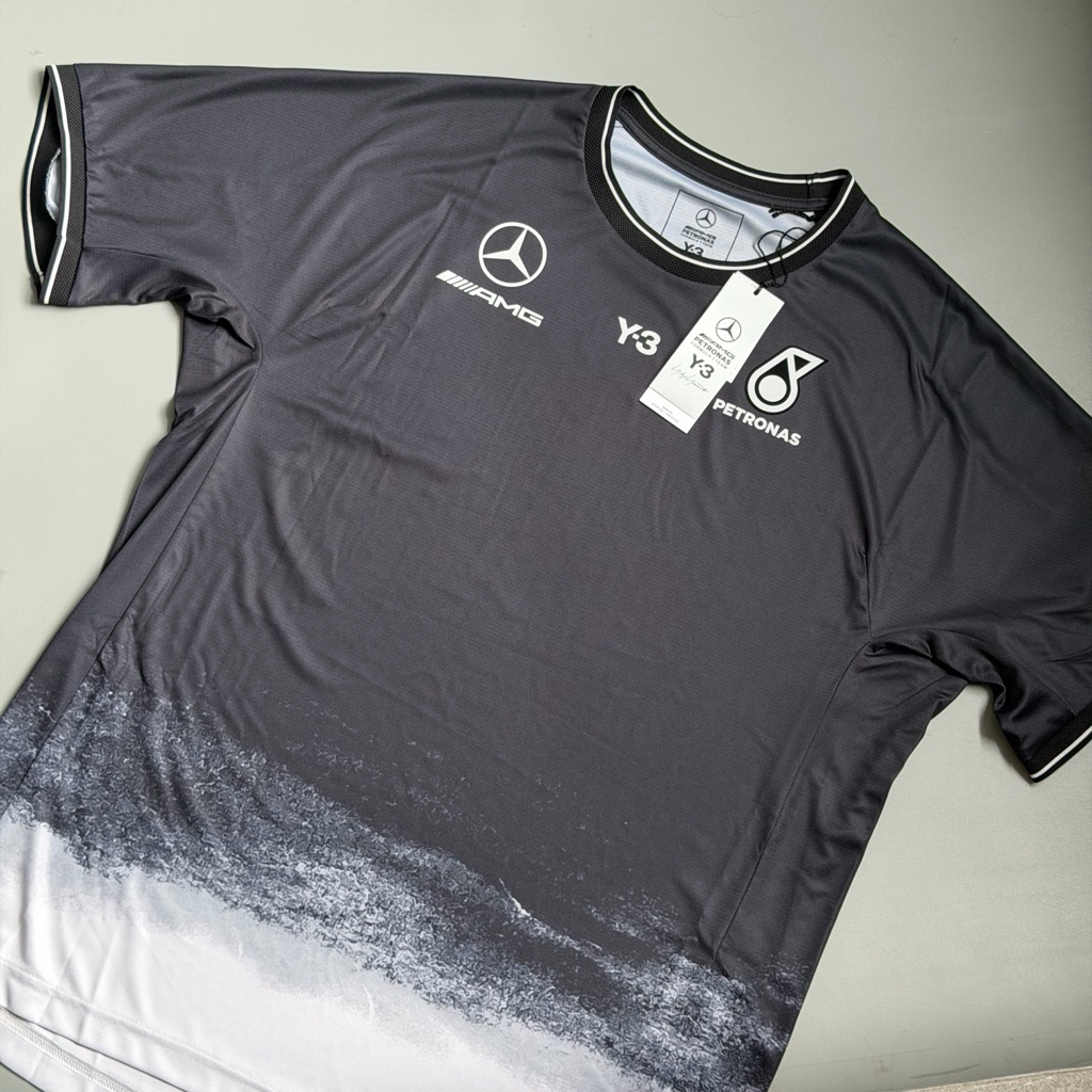 Adidas Y-3 x Mercedes AMG Petronas F1 Team Mechanics Short Sleeve Jersey