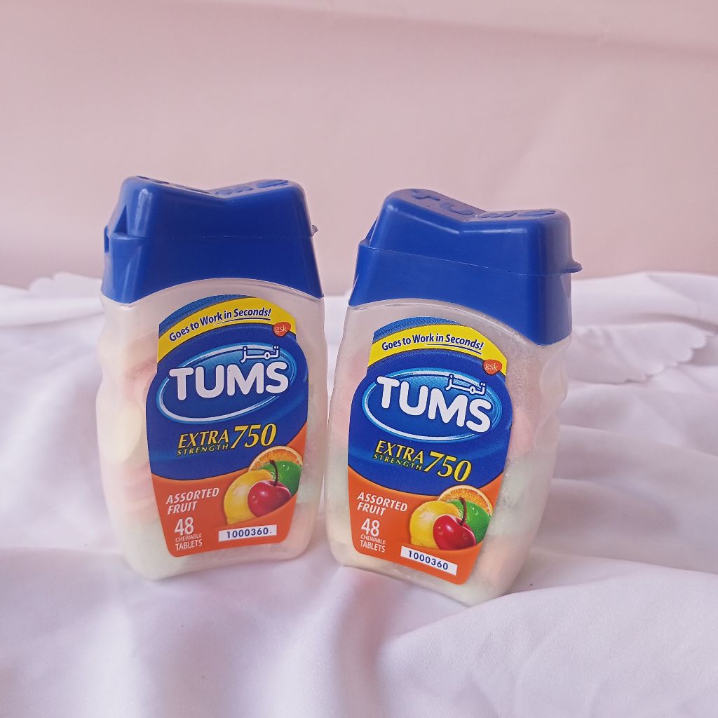 Tums Extra Strength 48 Tablet 750mg - Obat Asam Lambung Dewasa