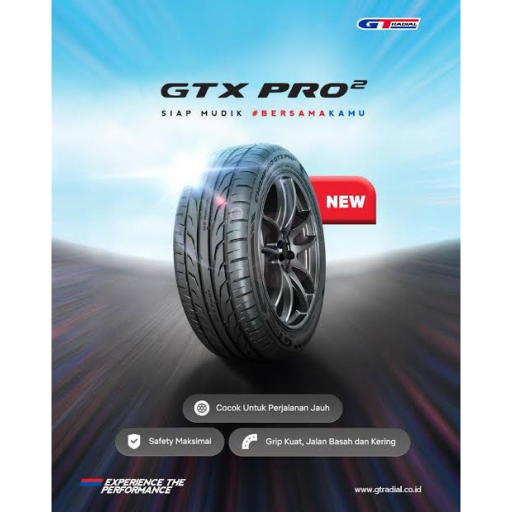 Ban mobil 225/50 r17 GT Champiro GTX Pro2 ukuran 225 50 17 Gajah Tunggal 225/50r17