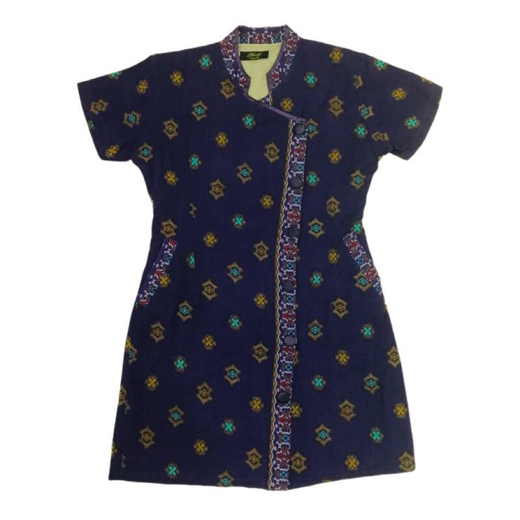 Dress Mini Qipao Cheongsam Modern Wanita