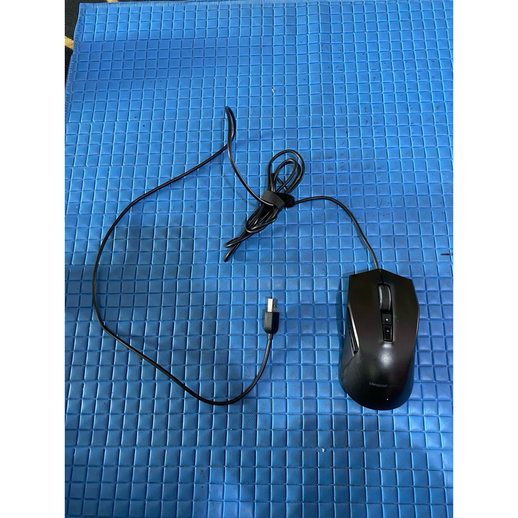 PL mouse ‘Lenovo ideaPad Gaming M100’ (berfungsi) warna hitam 13cm TH