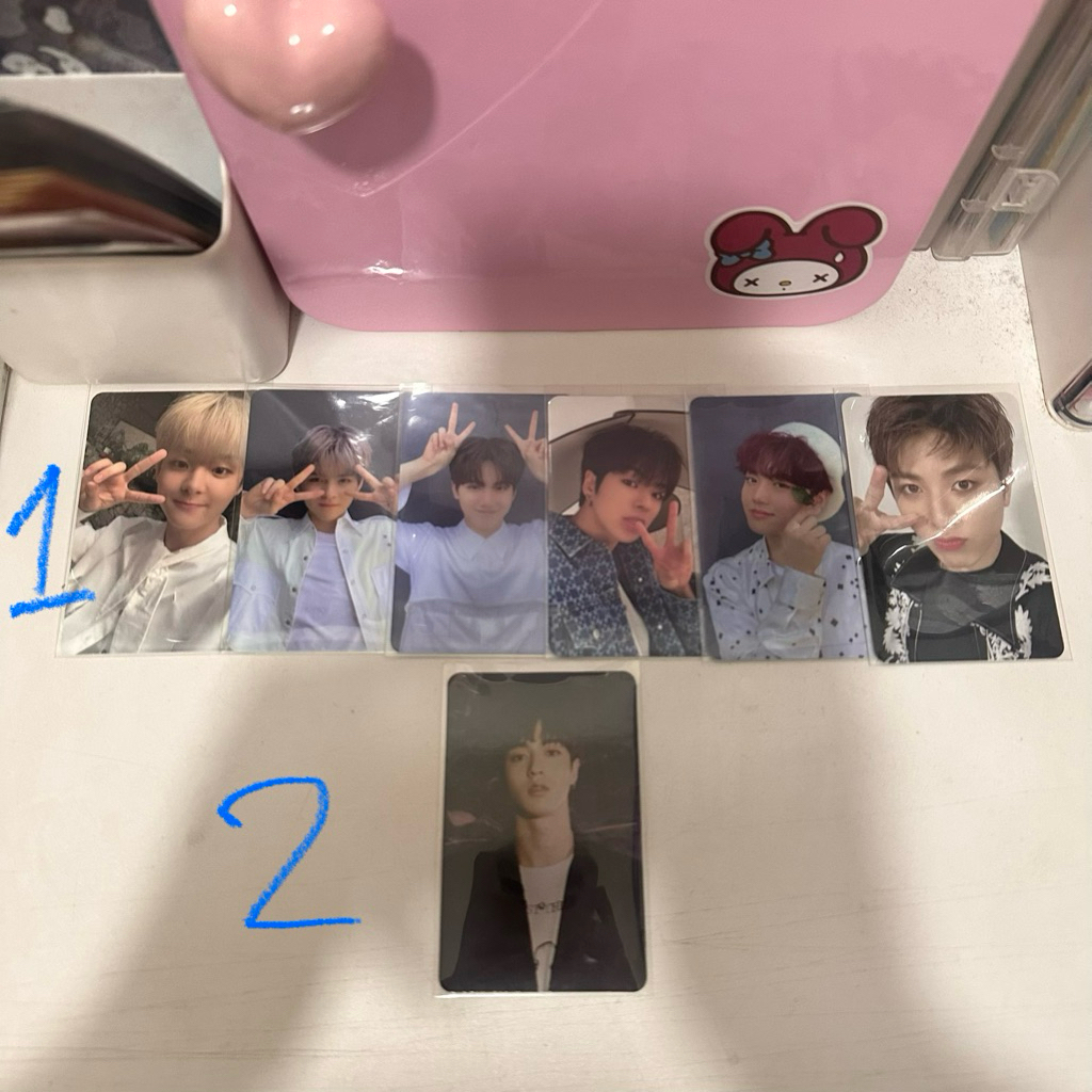 OFFICIAL - Photocard Treasure The first step chapter 3 three Black Jihoon Yoshi Junkyu Jaehyuk Doyou