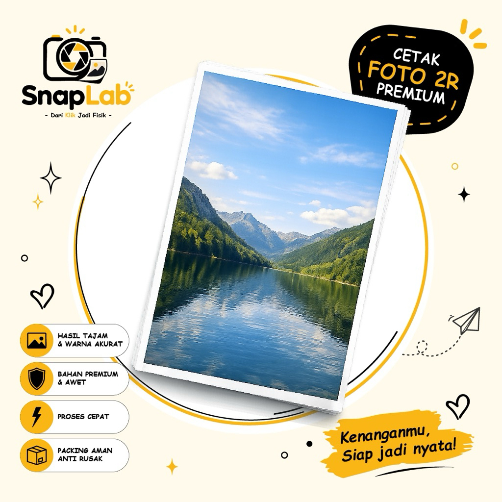 Cetak Foto 2R | Print Foto Tajam Warna Akurat | Jasa Cetak Foto Murah | SnapLab