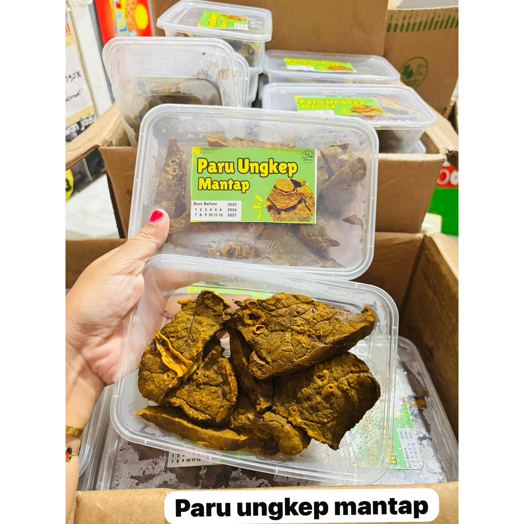 PARU UNGKEP MANTAP PARU SAPI UNGKEP 250gr