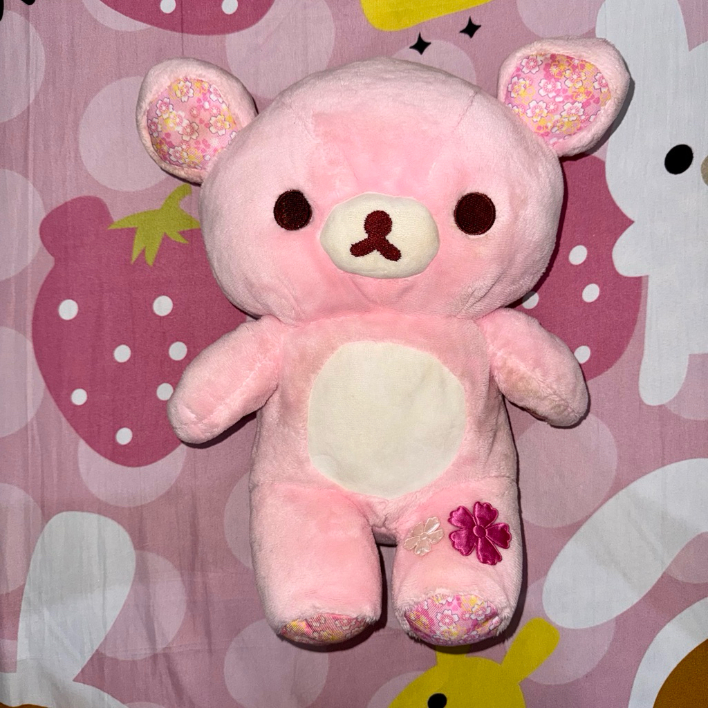 Boneka Rilakkuma Sakura Cherry Blossom San-X