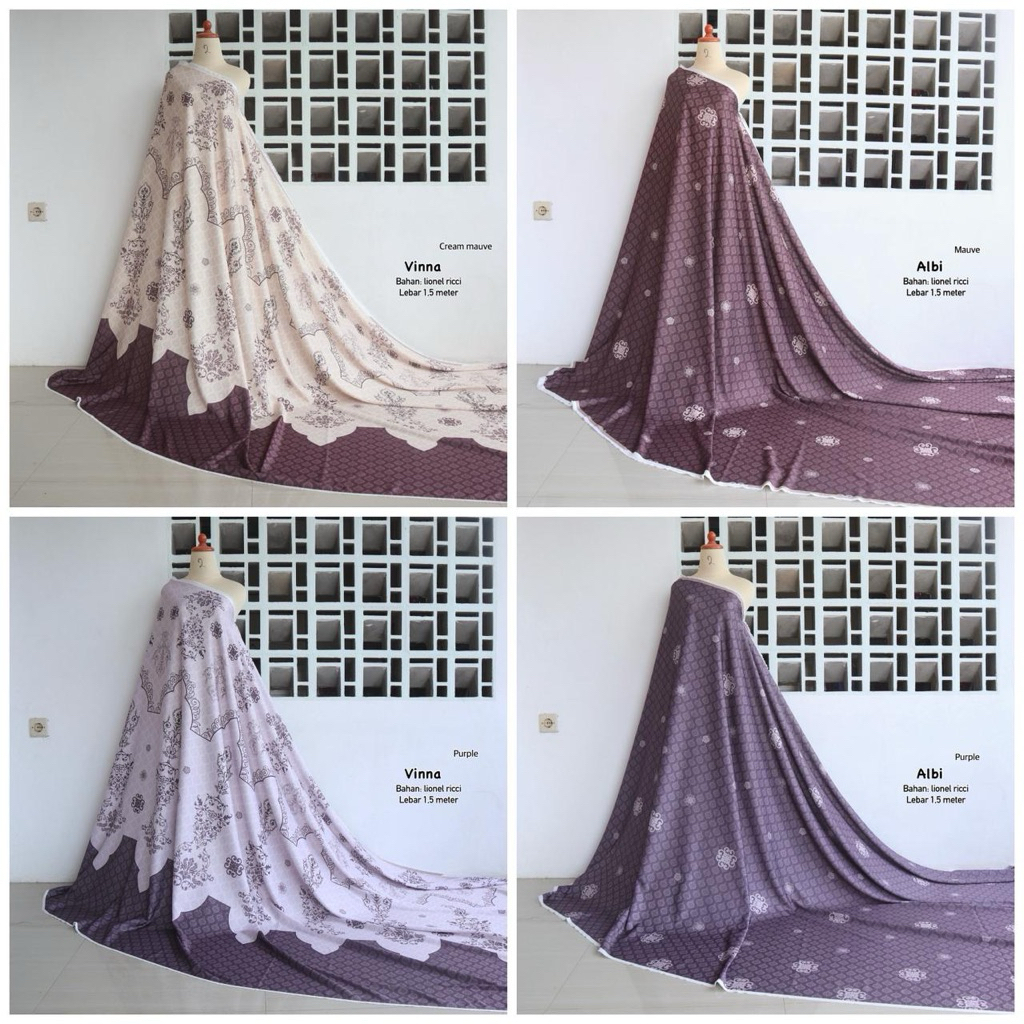 BAHAN KAIN LIONEL RICHIE | VINNA | ALBI | MAHIRA