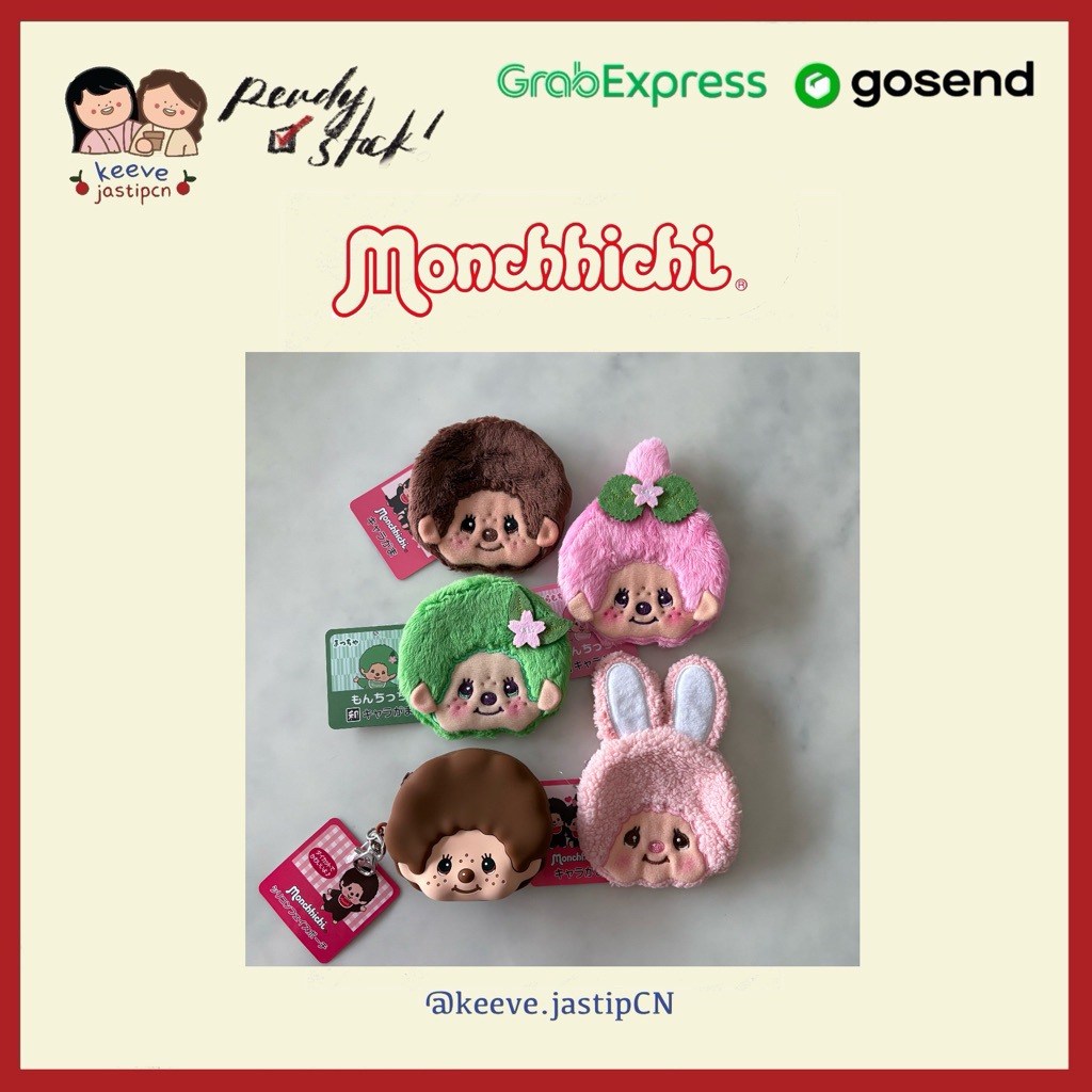 <READY STOCK> Sekiguchi Monchichi Coin Pouch Tempat Koin