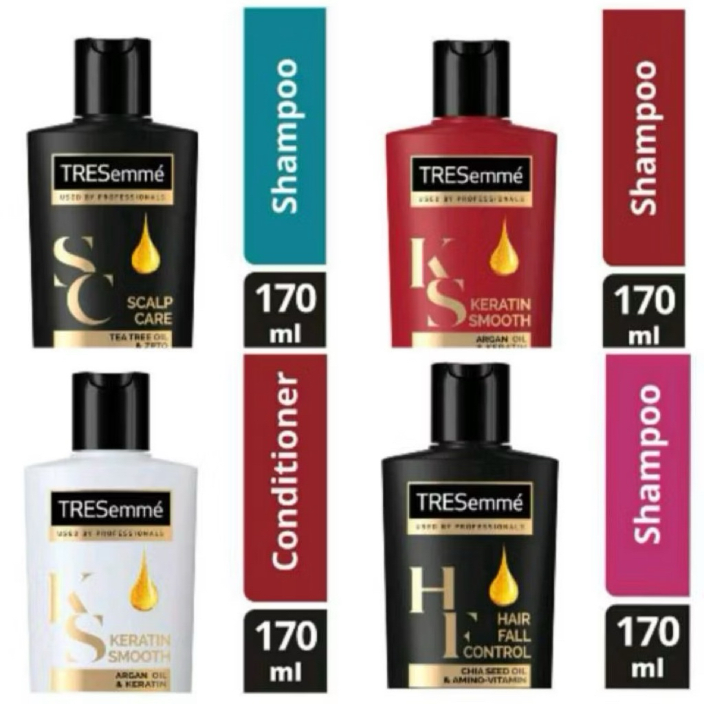TRESemme Shampo / Conditioner Keratin Smooth / Scalp Care 170Ml