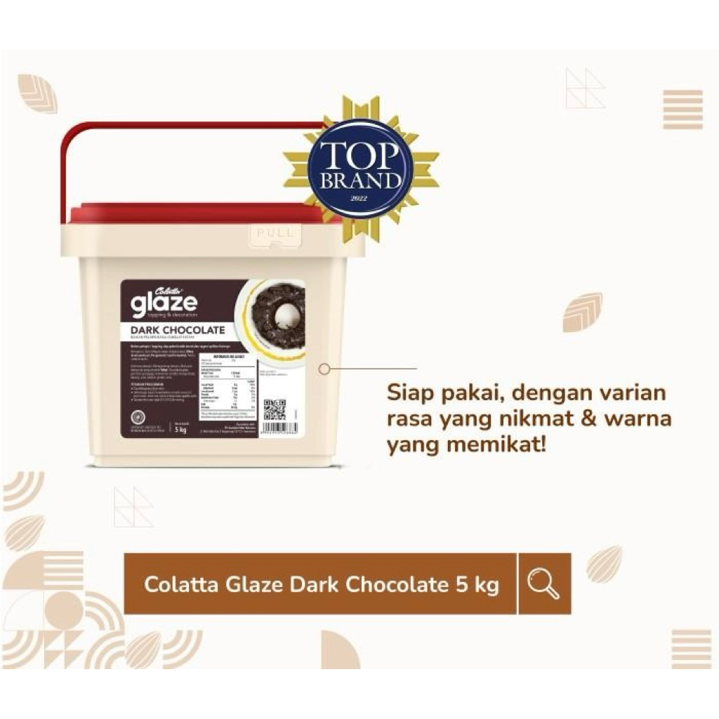 Colatta Glaze Dark 5Kg