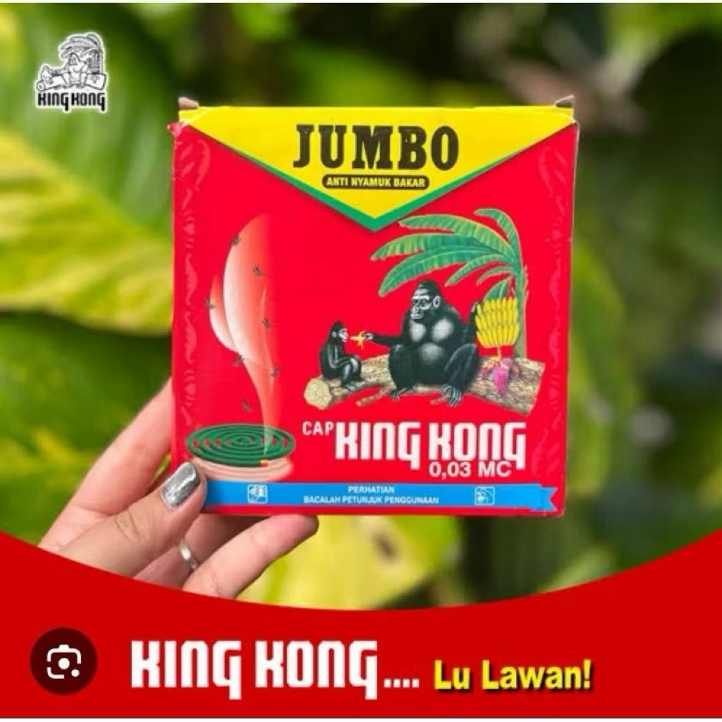 Obat Nyamuk Bakar Kingkong JUMBO / KINGKONG JUMBO Obat Nyamuk Bakar 1 pack isi 5pcs