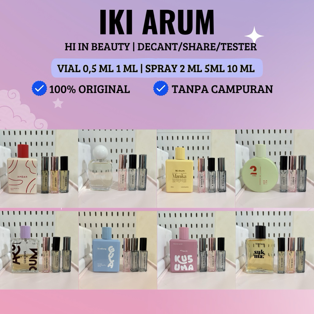 DECANT - IKI ARUM GENDHIS LORO WENGI AMBAR KUSUMA