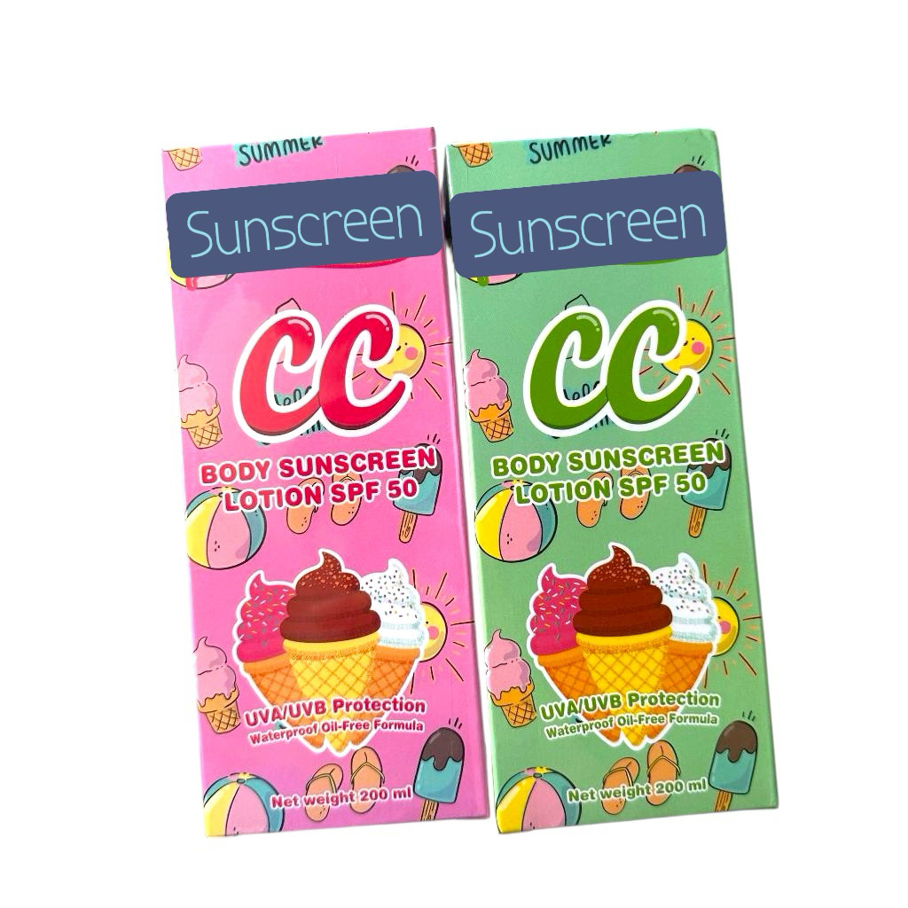 CC BODY SUNSCREEN 200ML SPF 50